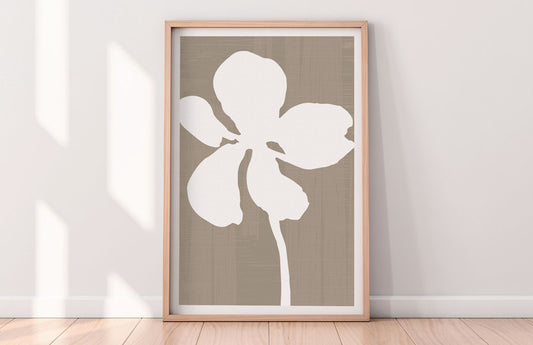 White Flower Art Print