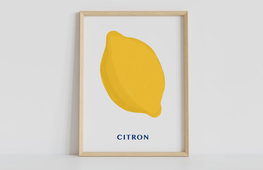 Lemon Art Print