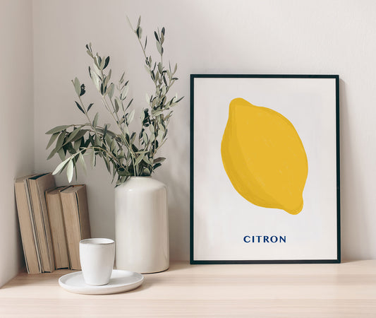 Lemon Art Print