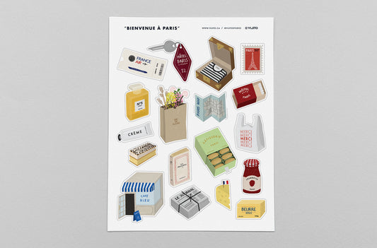 Paris – Sticker Sheet