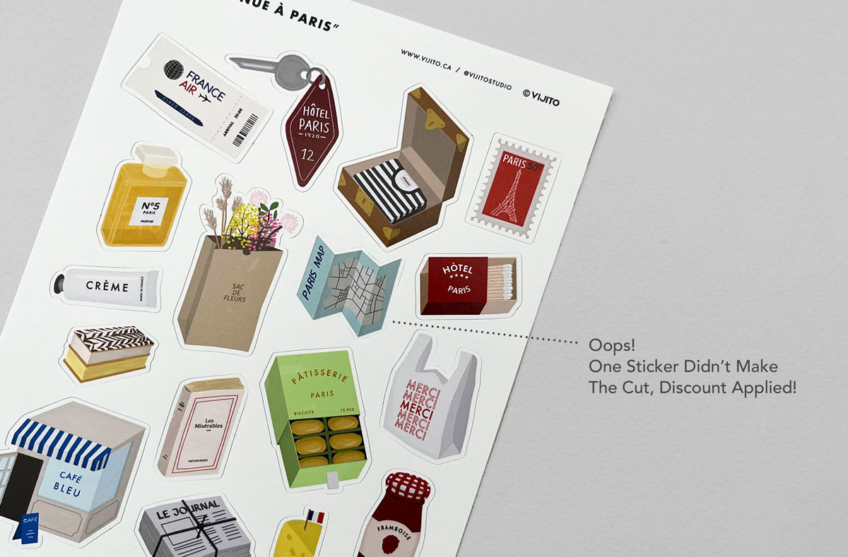 Paris – Sticker Sheet