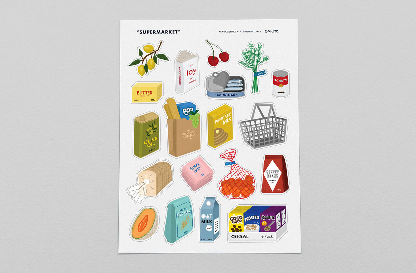 Supermarket – Sticker Sheet