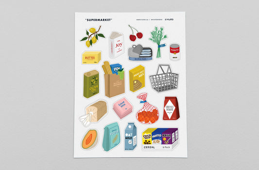 Supermarket – Sticker Sheet