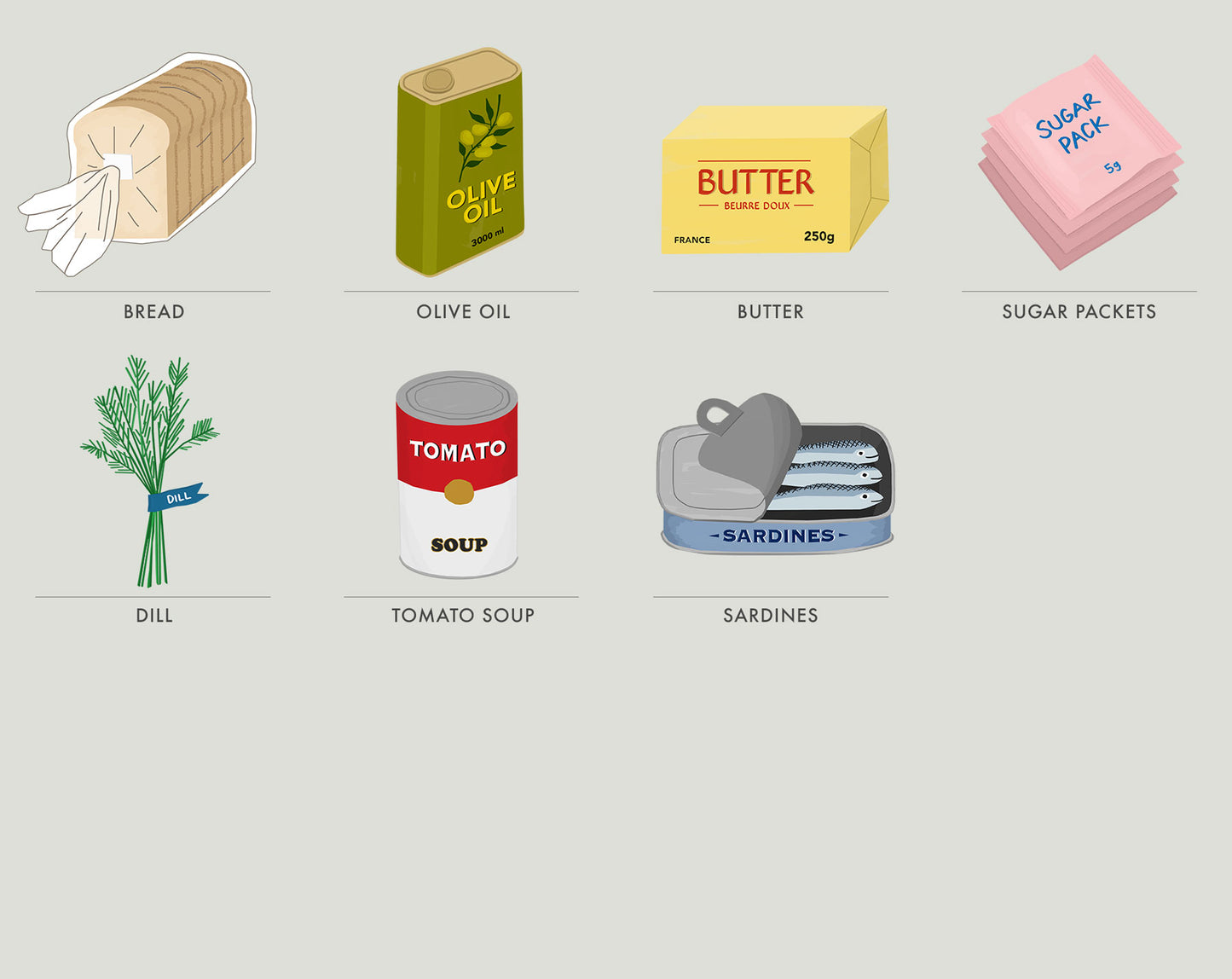 Supermarket – Sticker Sheet