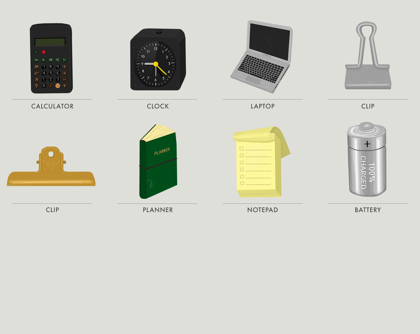 Office Essentials – Sticker Sheet